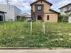 秋田市保戸野千代田町、土地の画像です