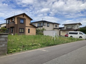 秋田市保戸野千代田町、土地の画像です