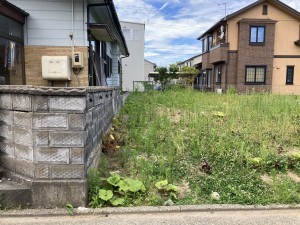 秋田市保戸野千代田町、土地の画像です