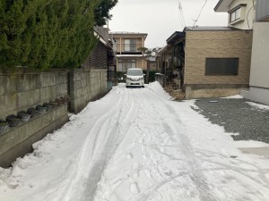 秋田市泉釜ノ町、土地の画像です