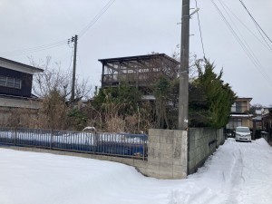 秋田市泉釜ノ町、土地の画像です