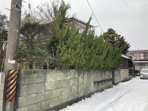 秋田市泉釜ノ町、土地の画像です