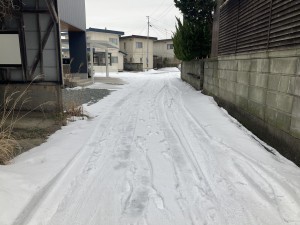 秋田市泉釜ノ町、土地の画像です