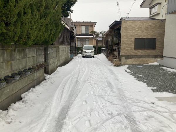 秋田市泉釜ノ町、土地の画像です