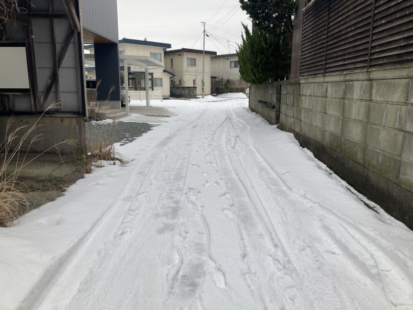 秋田市泉釜ノ町、土地の画像です