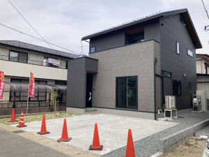 秋田市外旭川、新築一戸建ての外観画像です