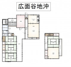 秋田市広面、中古一戸建ての間取り画像です