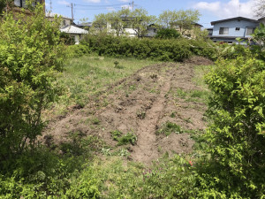 秋田市土崎港南、土地の画像です