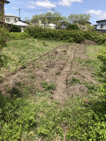 秋田市土崎港南、土地の画像です