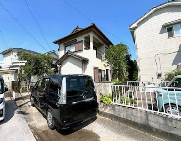 大網白里市柳橋、中古一戸建ての外観画像です
