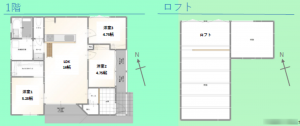 大網白里市大網、新築一戸建ての画像です