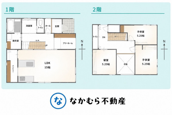 大網白里市みずほ台、新築一戸建ての間取り画像です
