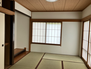 大網白里市南横川、中古一戸建ての居間画像です