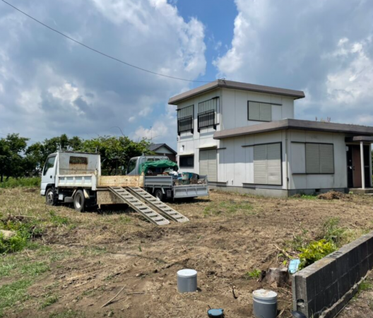 大網白里市南横川、中古一戸建ての外観画像です