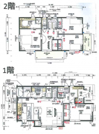 茂原市大芝、中古一戸建ての間取り画像です