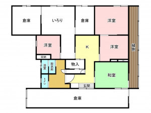 茂原市茂原、中古一戸建ての間取り画像です