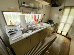 大網白里市南横川、中古一戸建てのキッチン画像です
