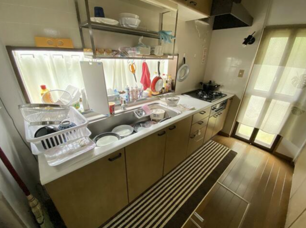 大網白里市南横川、中古一戸建てのキッチン画像です