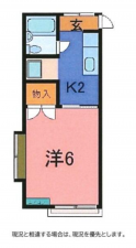 茂原市東郷、収益物件/アパートの間取り画像です