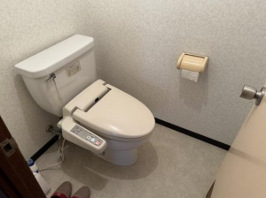 大網白里市駒込、中古マンションのトイレ画像です