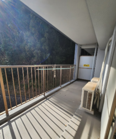 茂原市早野、中古マンションのバルコニー画像です