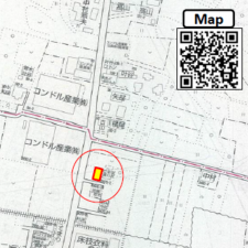 茂原市七渡、土地の地図画像です