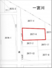 茂原市下永吉、土地の間取り画像です