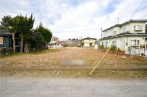 大網白里市上谷新田、土地の外観画像です