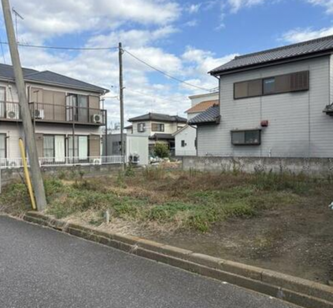 茂原市本小轡、土地の外観画像です