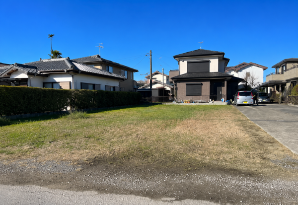 大網白里市北飯塚、土地の画像です