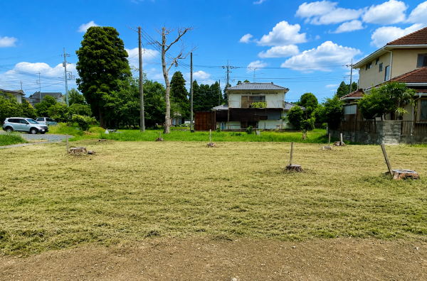 大網白里市上谷新田、土地の画像です