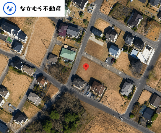 大網白里市上谷新田、土地の間取り画像です