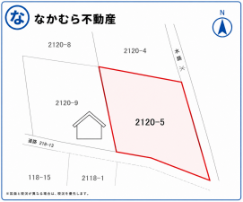 大網白里市富田、土地の間取り画像です
