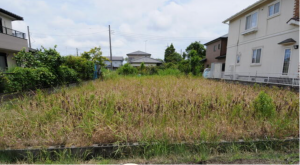 茂原市大芝、土地の画像です