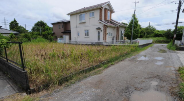 茂原市大芝、土地の画像です