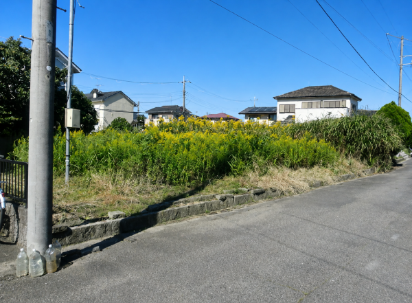 大網白里市南横川、土地の間取り画像です