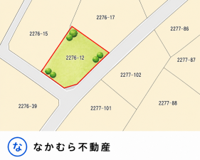 茂原市清水、土地の間取り画像です