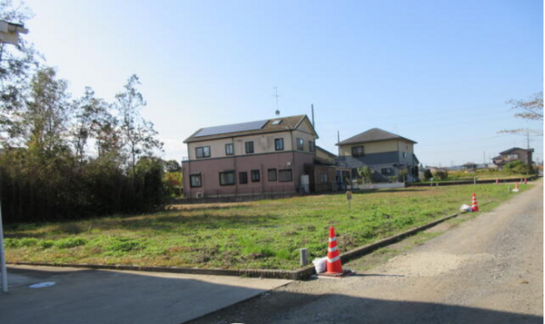 茂原市大芝、土地の画像です