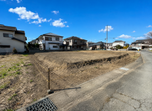 大網白里市南横川、土地の画像です