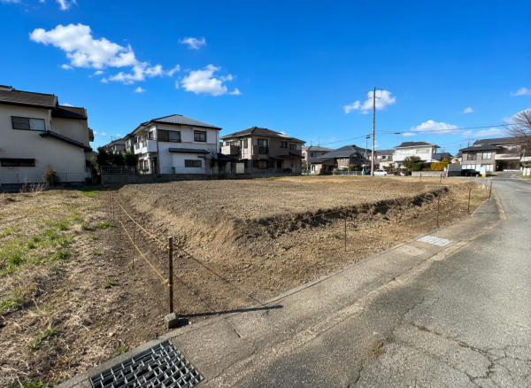 大網白里市南横川、土地の画像です