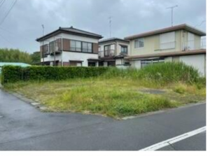 茂原市鷲巣、土地の外観画像です