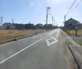 茂原市中の島町、土地の画像です