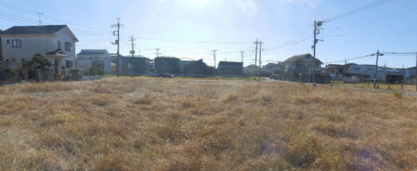 茂原市中の島町、土地の画像です