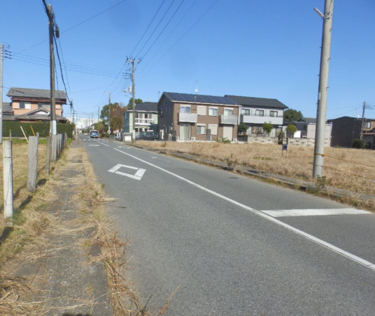 茂原市中の島町、土地の画像です