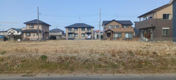 茂原市ゆたか、土地の画像です