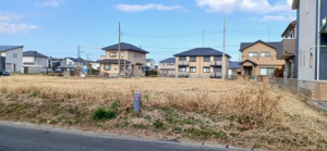 茂原市ゆたか、土地の画像です