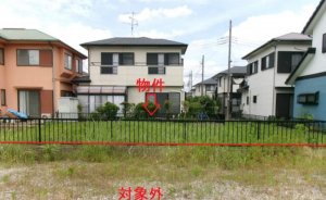 大網白里市ながた野、土地の画像です