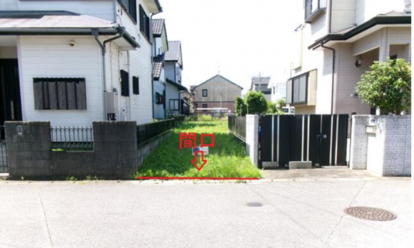 大網白里市ながた野、土地の画像です