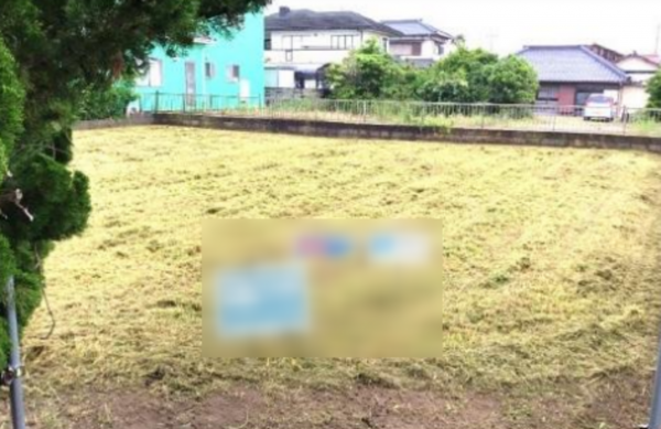 大網白里市四天木、土地の画像です
