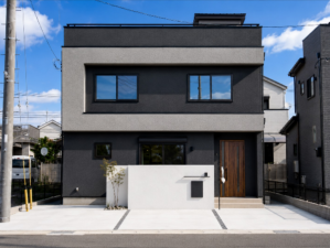 千葉市若葉区若松町、新築一戸建ての外観画像です